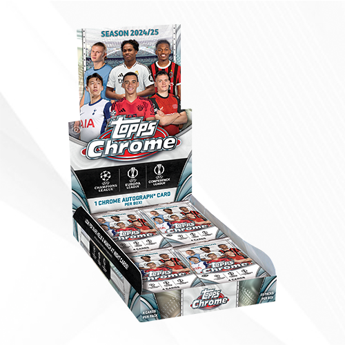 2024/25 Topps Chrome® UEFA Club Competitions hobby box