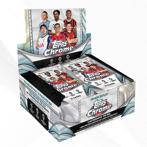 2024/25 Topps Chrome® UEFA Club Competitions Jumbo Box
