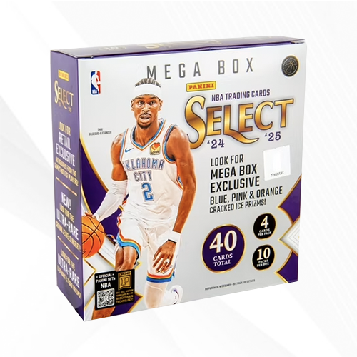 2024-25 Panini Select Basketball Trading Cards Mega Box