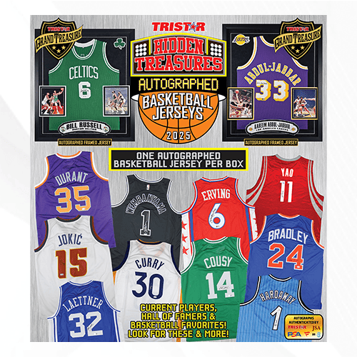Tristar Hidden Treasures Autographed Basketball Jerseys 2025