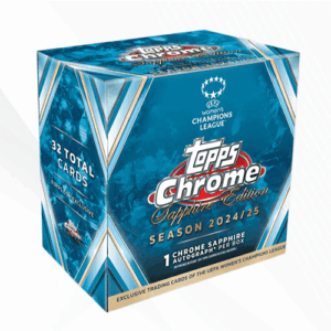 2024-25 Topps Chrome Sapphire Soccer UEFA Women’s Champions League Hobby Box