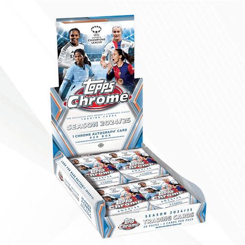 2024-25 Topps Chrome Soccer UEFA Women's Champions League Hobby Box