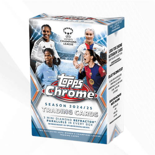 2024-25 Topps Chrome Soccer UEFA Women's Champions League Value Box