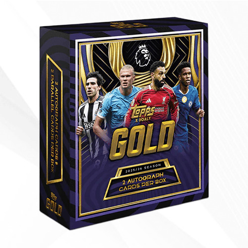 2025-26 Topps Premier League Gold Soccer Hobby Box